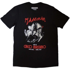 Maneskin - Live At Circo Massimo 2022 Poster Uni Bl i gruppen MERCH / T-Shirt / Rockoff_Nya April24 hos Bengans Skivbutik AB (5534981r)