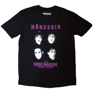 Maneskin - Live At Circo Massimo 2022 Faces Uni Bl i gruppen MERCHANDISE / T-shirt / Pop-Rock hos Bengans Skivbutik AB (5534982r)