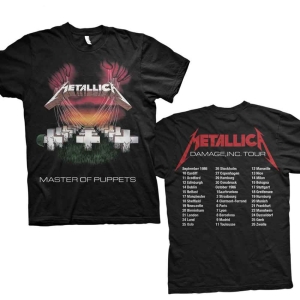 Metallica - Master Of Puppets European Tour '86 Uni  i gruppen MERCHANDISE / T-shirt / Hårdrock hos Bengans Skivbutik AB (5534985r)