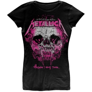 Metallica - Wherever I May Roam Lady Bl  2 i gruppen MERCH / T-Shirt / Rockoff_Nya April24 hos Bengans Skivbutik AB (5534995r)