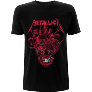Metallica - Heart Skull Uni Bl    i gruppen MERCH / T-Shirt / Rockoff_Nya April24 hos Bengans Skivbutik AB (5534999r)