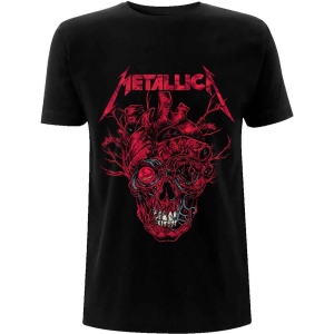 Metallica - Heart Skull Uni Bl    i gruppen MERCHANDISE / T-shirt / Hårdrock hos Bengans Skivbutik AB (5534999r)