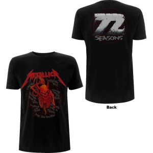 Metallica - Skull Screaming Red 72 Seasons Uni Bl    i gruppen MERCH / T-Shirt / Rockoff_Nya April24 hos Bengans Skivbutik AB (5535008r)