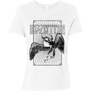 Led Zeppelin - Icarus Burst Lady Wht    i gruppen MERCH / T-Shirt / Rockoff_Nya April24 hos Bengans Skivbutik AB (5535320r)