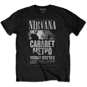 Nirvana - Cabaret Metro Uni Bl    i gruppen MERCH / T-Shirt / Rockoff_Nya April24 hos Bengans Skivbutik AB (5535357r)
