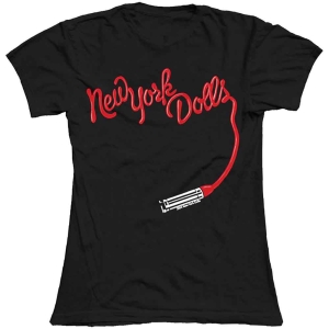 New York Dolls - Lipstick Logo Lady Bl i gruppen MERCHANDISE / T-shirt / Punk hos Bengans Skivbutik AB (5535367r)