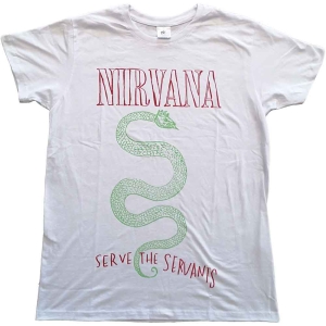 Nirvana - Serve The Servants Uni Wht    i gruppen MERCHANDISE / T-shirt / Hårdrock hos Bengans Skivbutik AB (5535630r)