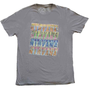 Nirvana - Repeat Uni Grey    i gruppen MERCH / T-Shirt / Rockoff_Nya April24 hos Bengans Skivbutik AB (5535634r)