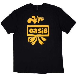 Oasis - Drawn Logo Uni Bl    i gruppen MERCHANDISE / T-shirt / Pop-Rock hos Bengans Skivbutik AB (5535637r)