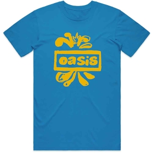 Oasis - Drawn Logo Uni Blue    i gruppen MERCH / T-Shirt / Rockoff_Nya April24 hos Bengans Skivbutik AB (5535638r)