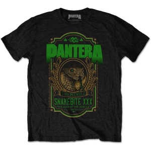 Pantera - Snakebite Xxx Label Uni Bl    i gruppen MERCH / T-Shirt / Rockoff_Nya April24 hos Bengans Skivbutik AB (5535654r)