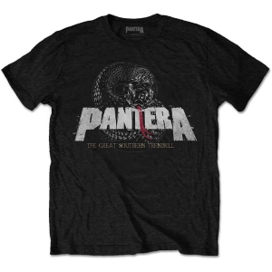 Pantera - Snake Logo Uni Bl    i gruppen MERCHANDISE / T-shirt / Hårdrock hos Bengans Skivbutik AB (5535660r)