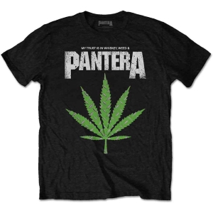 Pantera - Whiskey 'N Weed Uni Bl    i gruppen MERCH / T-Shirt / Rockoff_Nya April24 hos Bengans Skivbutik AB (5535664r)
