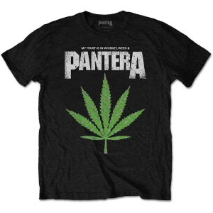 Pantera - Whiskey 'N Weed Uni Bl    i gruppen MERCHANDISE / T-shirt / Hårdrock hos Bengans Skivbutik AB (5535664r)