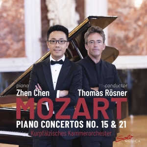 Zhen Chen Kurpfalzisches Kammerorc - Mozart: Piano Concertos No. 15 & 21 i gruppen CD / Kommande / Klassiskt hos Bengans Skivbutik AB (5535732)