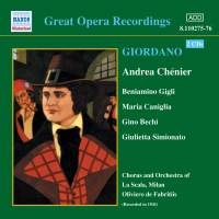 Giordano Umberto - Andrea Chenier i gruppen CD / Klassiskt hos Bengans Skivbutik AB (553575)