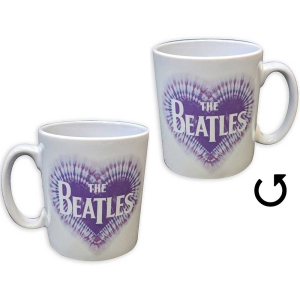The Beatles - Heart & Drop T Logo Wht Unboxed Mug i gruppen MERCHANDISE / Merch / Pop-Rock hos Bengans Skivbutik AB (5535899)