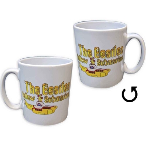 The Beatles - Yellow Submarine Logo & Sub Unboxed Mug i gruppen MERCHANDISE / Merch / Pop-Rock hos Bengans Skivbutik AB (5535907)