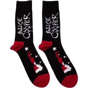 Alice Cooper - Face Uni Bl Socks (Eu 40-45) i gruppen MERCHANDISE /  /  hos Bengans Skivbutik AB (5536097)