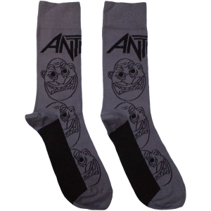 Anthrax - Faces Mono Uni Char Socks (Eu 40-45) i gruppen MERCHANDISE /  /  hos Bengans Skivbutik AB (5536100)
