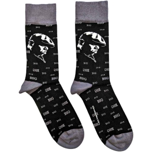Biggie Smalls - Side Portrait Uni Bl Socks (Eu 40-45) i gruppen MERCHANDISE / / hos Bengans Skivbutik AB (5536106)