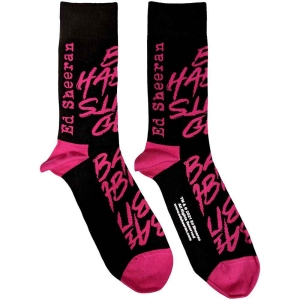 Ed Sheeran - Bad Habits Uni Bl Socks (Eu 40-45) i gruppen MERCHANDISE /  /  hos Bengans Skivbutik AB (5536111)