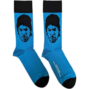 Ice Cube - Portrait Uni Blue Socks (Eu 40-45) i gruppen MERCHANDISE /  /  hos Bengans Skivbutik AB (5536123)