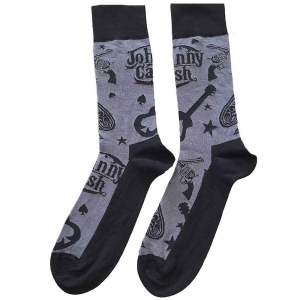 Johnny Cash - Guitars 'N Guns Uni Char Socks (Eu 40-45 i gruppen MERCHANDISE /  /  hos Bengans Skivbutik AB (5536131)