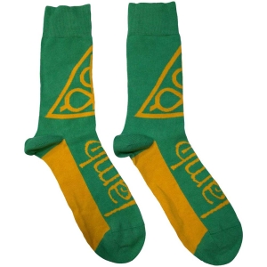 Lamb Of God - Triangle Uni Green Socks (Eu 40-45) i gruppen MERCHANDISE / Merch / Hårdrock hos Bengans Skivbutik AB (5536137)