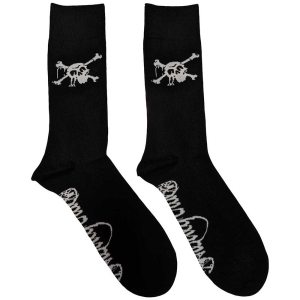 Motley Crue - Skull Uni Bl Socks (Eu 40-45) i gruppen MERCHANDISE / Merch / Hårdrock hos Bengans Skivbutik AB (5536146)