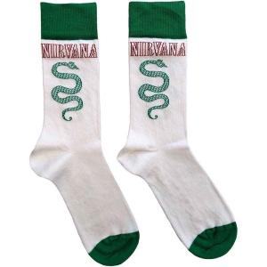 Nirvana - Serve The Ser.. Uni Wht Socks (Eu 40-45) i gruppen MERCHANDISE /  /  hos Bengans Skivbutik AB (5536152)