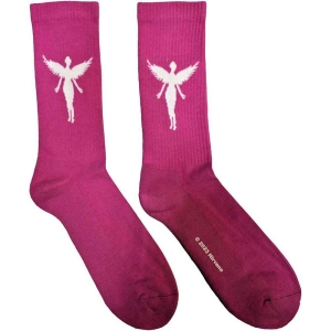 Nirvana - In Utero Wht Angel Pink Socks (Eu 40-45) i gruppen MERCHANDISE / Strumpor / Hårdrock hos Bengans Skivbutik AB (5536156)