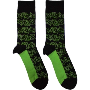 Rob Zombie - Logo Repeat Uni Bl Socks (Eu 40-45) i gruppen MERCHANDISE /  /  hos Bengans Skivbutik AB (5536186)