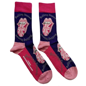 Rolling Stones - Uk Tongue Uni Purp Socks (Eu 40-45) i gruppen MERCHANDISE /  /  hos Bengans Skivbutik AB (5536197)