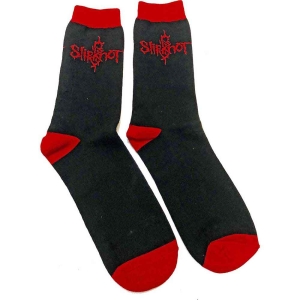 Slipknot - Logo Uni Bl Socks (Eu 40-45) i gruppen MERCHANDISE / Strumpor / Hårdrock hos Bengans Skivbutik AB (5536200)
