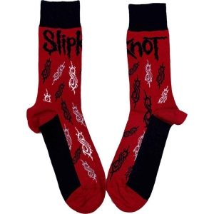 Slipknot - Tribal S Uni Red Socks (Eu 40-45) i gruppen MERCHANDISE / Merch / Hårdrock hos Bengans Skivbutik AB (5536202)