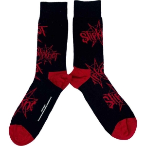 Slipknot - Logo & Nonagram Uni Bl Socks (Eu 40-45) i gruppen MERCHANDISE /  /  hos Bengans Skivbutik AB (5536203)