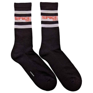Spice Girls - Logo & Stripes Uni Bl Socks (Eu 40-45) i gruppen MERCHANDISE / Strumpor / Pop-Rock hos Bengans Skivbutik AB (5536205)