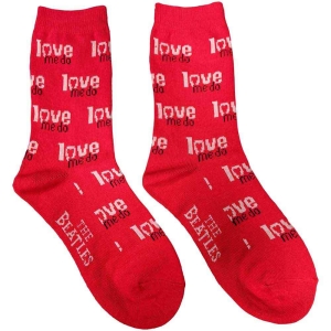 The Beatles - Love Me Do Lady Red Socks (Eu 37-41) i gruppen MERCHANDISE / / hos Bengans Skivbutik AB (5536215)