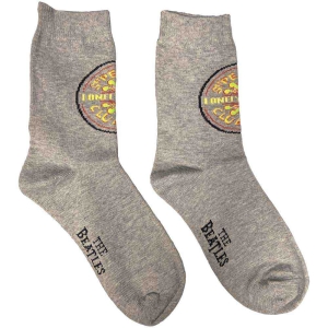 The Beatles - Sgt Pepper Uni Grey Socks (Eu 40-45) i gruppen MERCHANDISE /  /  hos Bengans Skivbutik AB (5536237)