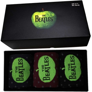 The Beatles - Apple & Spots Uni 3-Pack Socks (Eu 39-45 i gruppen MERCHANDISE /  /  hos Bengans Skivbutik AB (5536248)