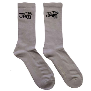 The Jam - Logo Uni Wht Socks (Eu 40-45) i gruppen MERCHANDISE / Strumpor / Punk hos Bengans Skivbutik AB (5536254)