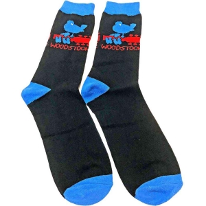 Woodstock - Logo Uni Bl Socks (Eu 40-45) i gruppen MERCHANDISE / Strumpor / Pop-Rock hos Bengans Skivbutik AB (5536259)