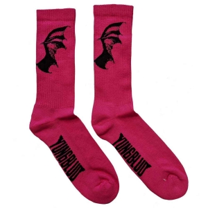 Yungblud - Life On Mars Tour Pink Socks (Eu 40-45) i gruppen MERCHANDISE / Strumpor / Pop-Rock hos Bengans Skivbutik AB (5536269)