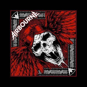 Airbourne - Red Skull Bandana i gruppen MERCHANDISE / Merch / Hårdrock hos Bengans Skivbutik AB (5536277)