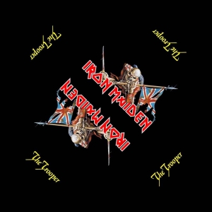 Iron Maiden - The Trooper Bandana i gruppen MERCHANDISE / Merch / Hårdrock hos Bengans Skivbutik AB (5536300)