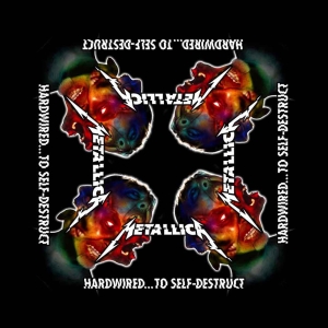 Metallica - Hardwired To Self Destruct Bandana i gruppen MERCHANDISE / Merch / Hårdrock hos Bengans Skivbutik AB (5536311)