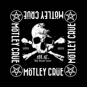 Motley Crue - The Final Tour Bandana i gruppen MERCHANDISE / Merch / Hårdrock hos Bengans Skivbutik AB (5536319)