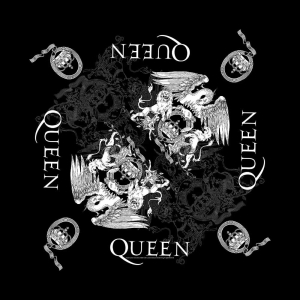 Queen - Crest Bandana i gruppen MERCHANDISE / Merch / Pop-Rock hos Bengans Skivbutik AB (5536332)
