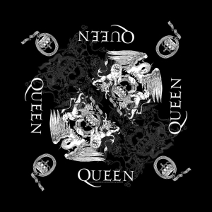 Queen - Crest Bandana i gruppen MERCHANDISE / Merch / Pop-Rock hos Bengans Skivbutik AB (5536332)